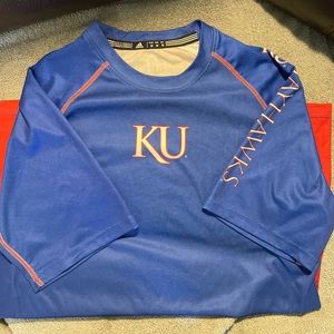 Kansas University Adidas shirt